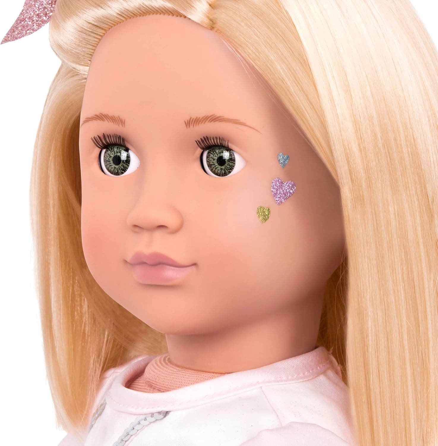 Rosalyn Glitter Tattoo Deco Doll - 18 inch Multicolor