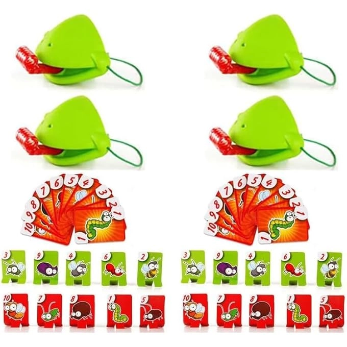 rayihni FROG TONGUE GAME - 4 PCS