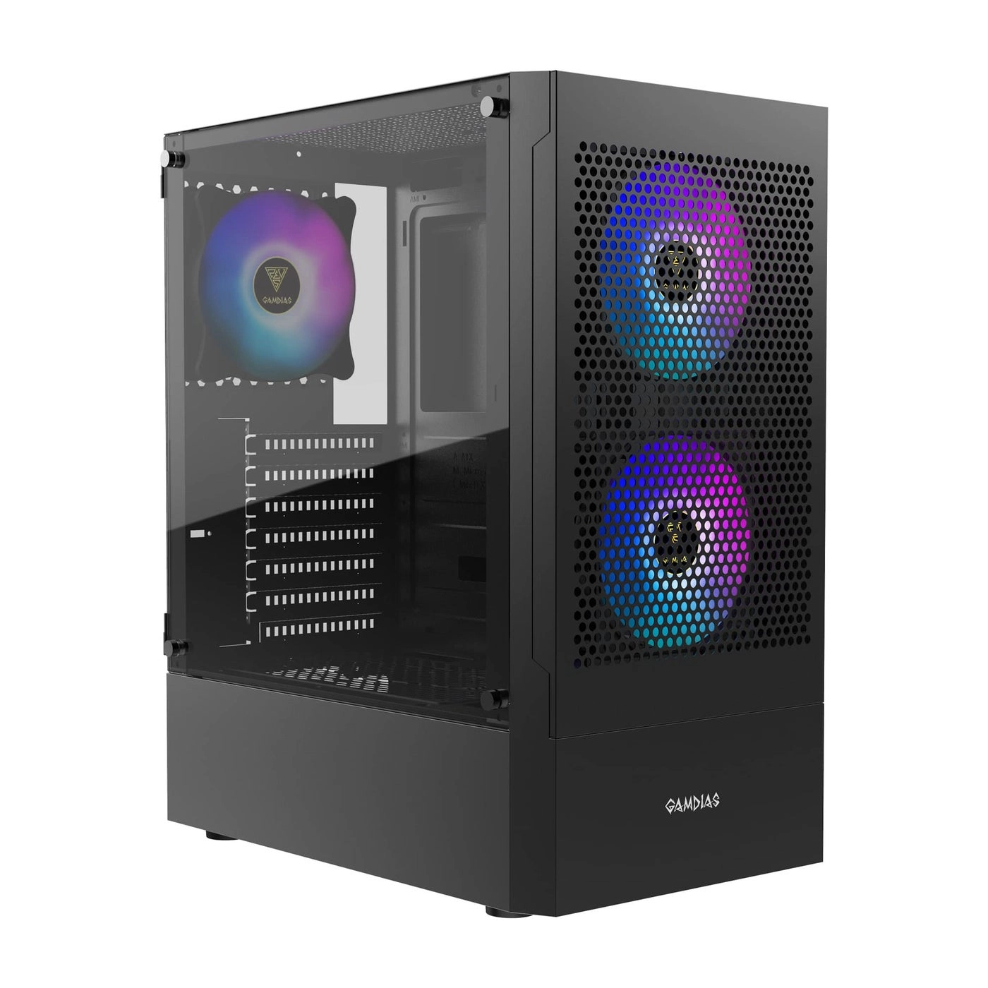 GAMDIAS TALOS E3 MESH - Side Tempered Glass Panel Mid-Tower ATX