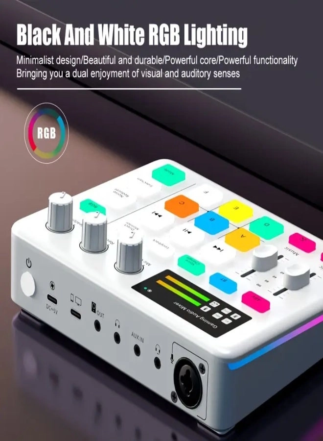 G1 - Professional Gaming Audio Mixer 32-bit DSP RGB Lighting