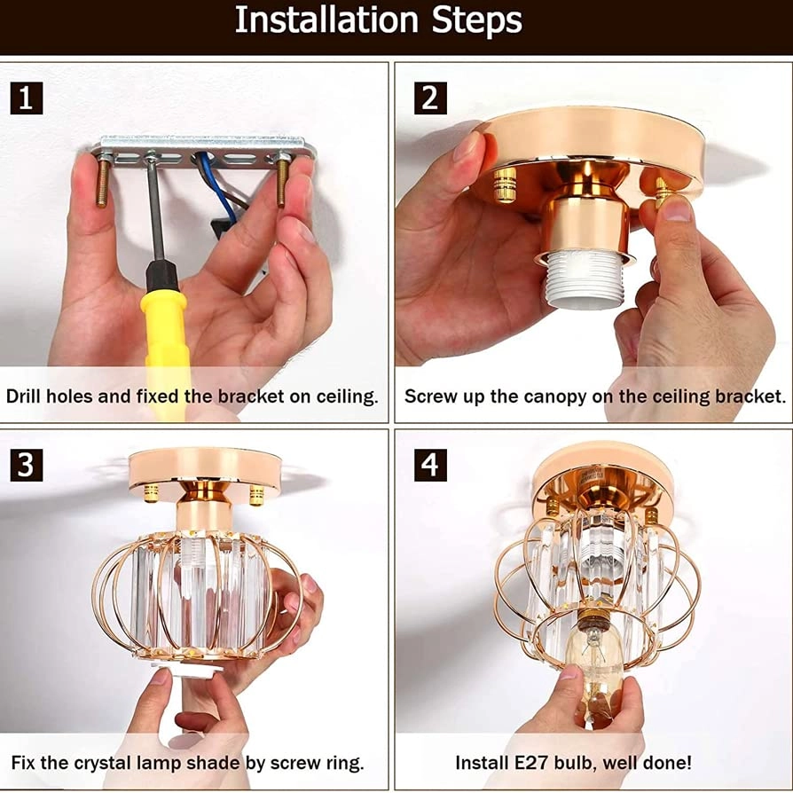 Crystal Ceiling Lamp