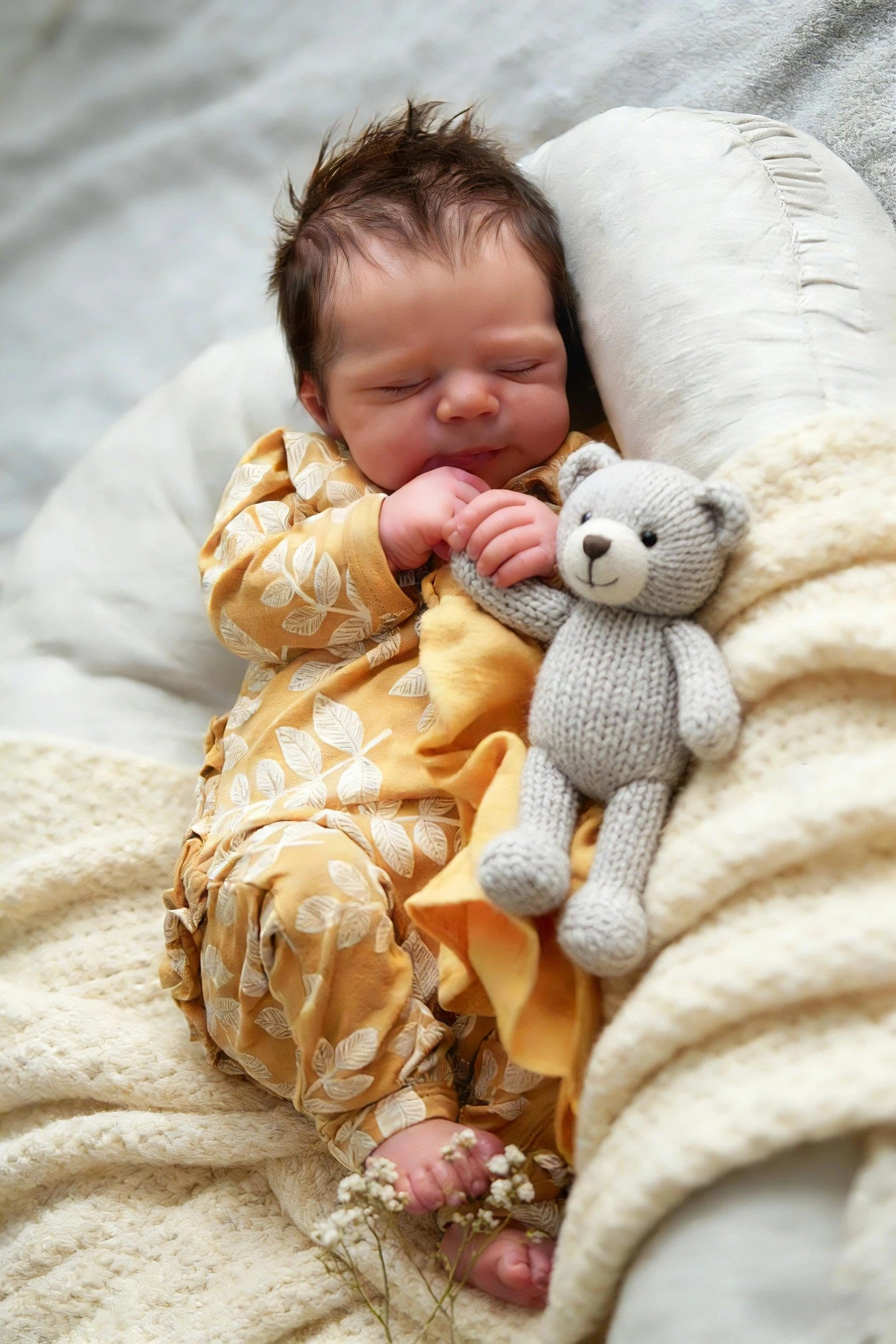 Reborn Baby Doll - 48 cm Full Silicone