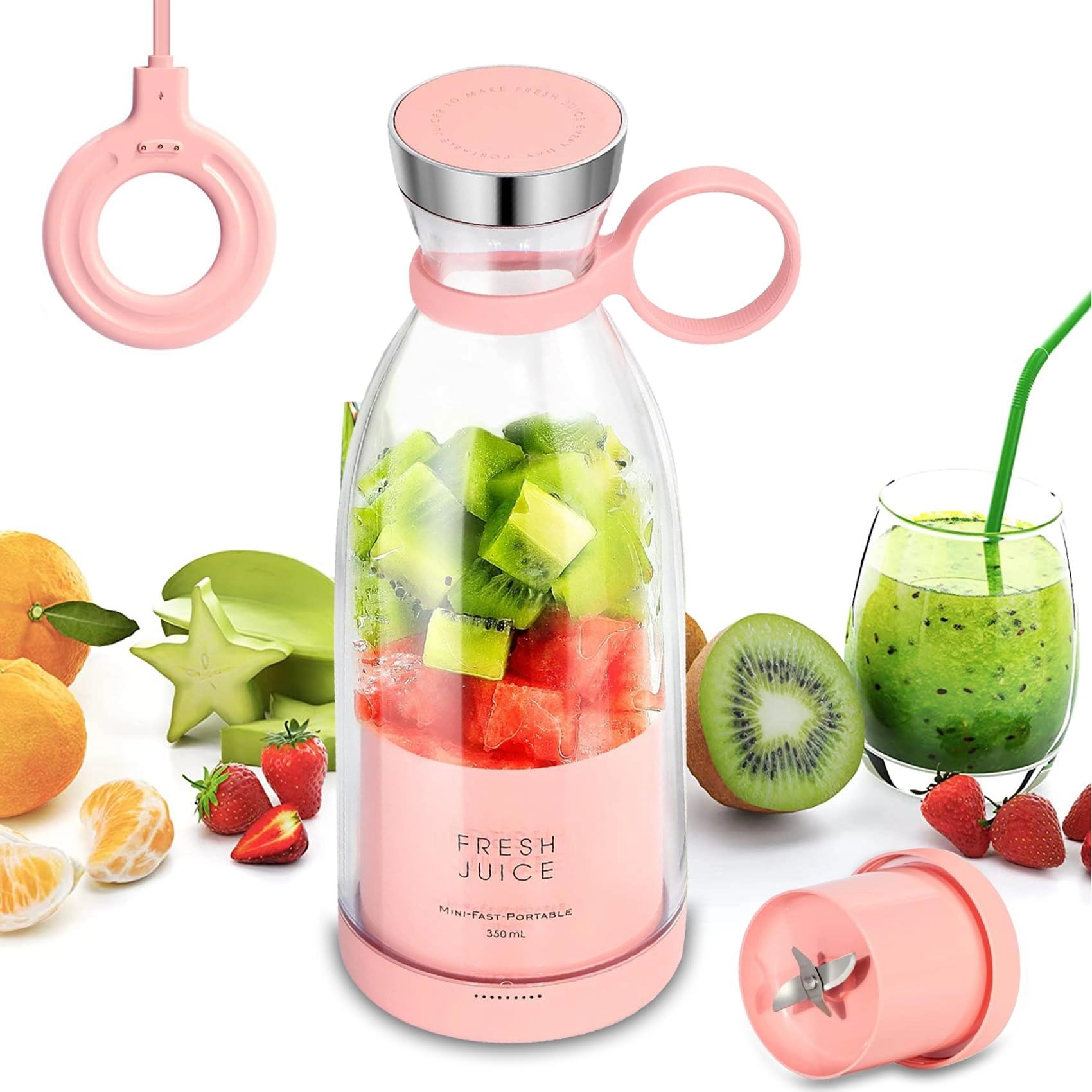 TAPHET Portable Juicer Blender - 150 Watt 11.84 Fluid Ounces