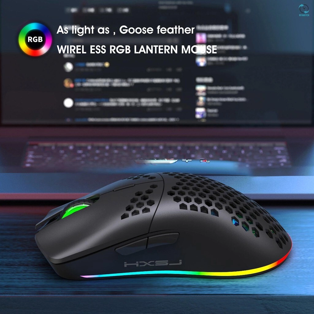 T66 RGB Gaming Mouse - Wireless