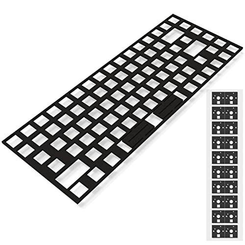 Felt PCB Foam - 84 Layout + Poron Switch Pads - 120Pcs + Plastic Prying Bar + Tweezers
