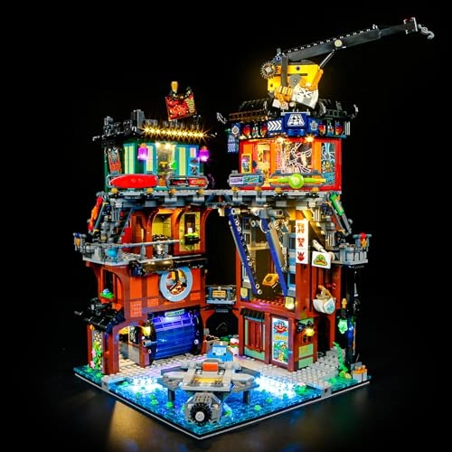LED Light Kit for LEGO NINJAGO City Workshops 71837 - Plastic 1