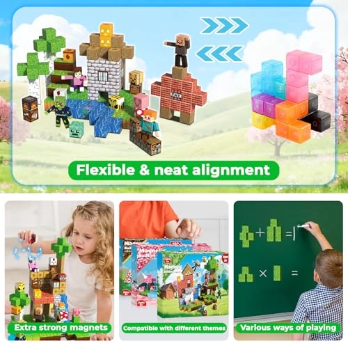 Magn Bloc - 160 pcs Cartoon