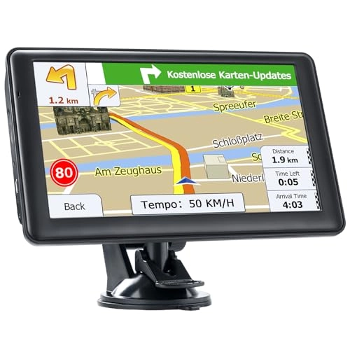 GPS Navigation - 7-inch Touch Screen 2023 North America Maps Lifetime Free Updates