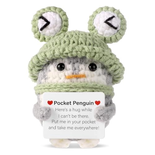 Positive Penguin - 9 cm Knitted