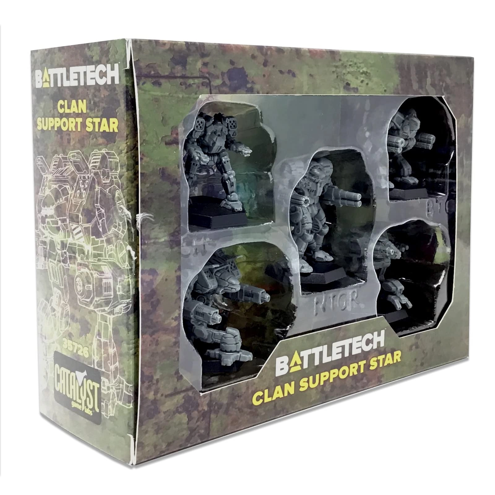 Catalyst Game Labs BattleTech Mini Force Pack: Clan Support Star