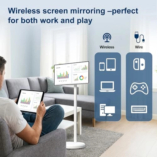 Portable Smart TV - 1080P 21.5 Inch