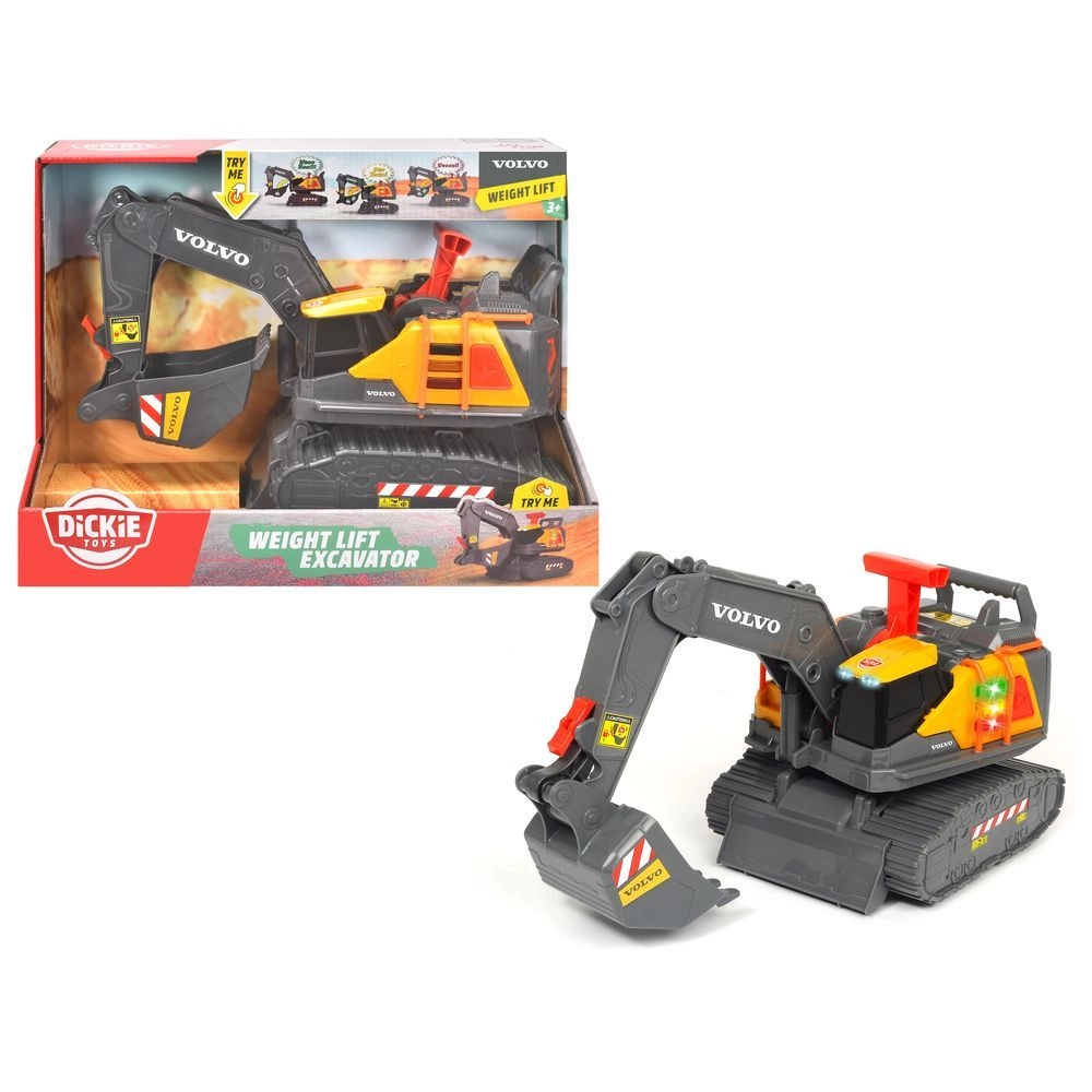 Volvo Weight Lift Excavator - 18 x 34 x 25 cm 3+