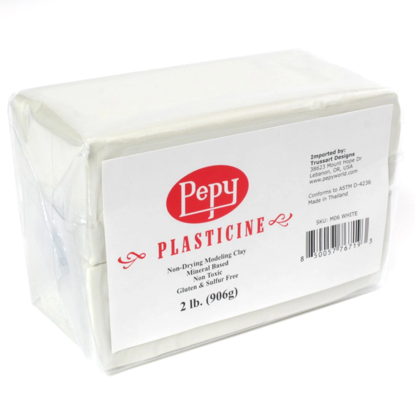 Reusable and Non-Drying Oil-Based Plasticine Modeling Clay - Clay 908g