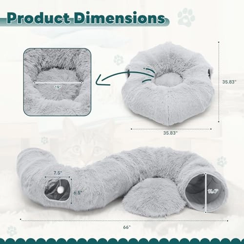Cat Tunnel - Plush Polyester Iron