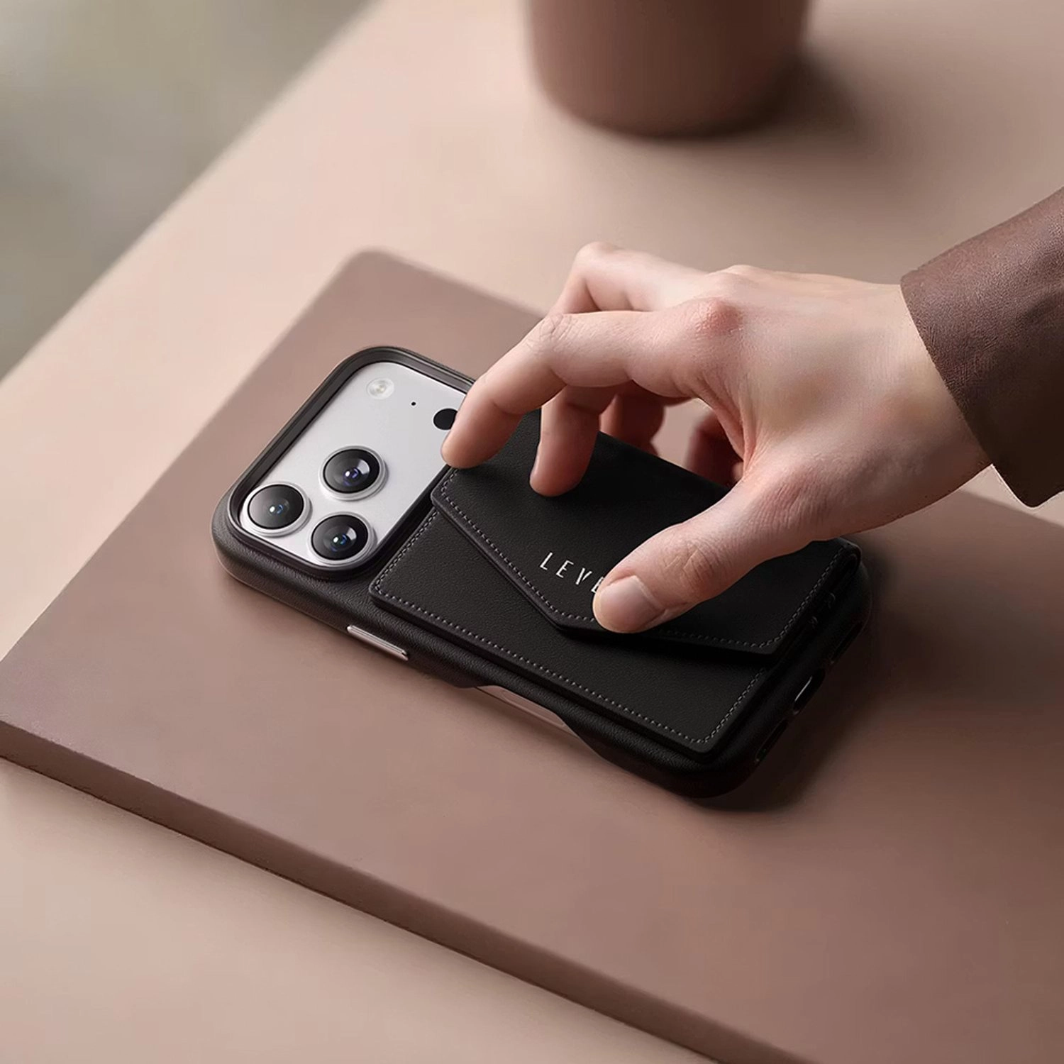 Vertex Wallet Case - PU Leather with MagSafe for iPhone 17 Pro Max