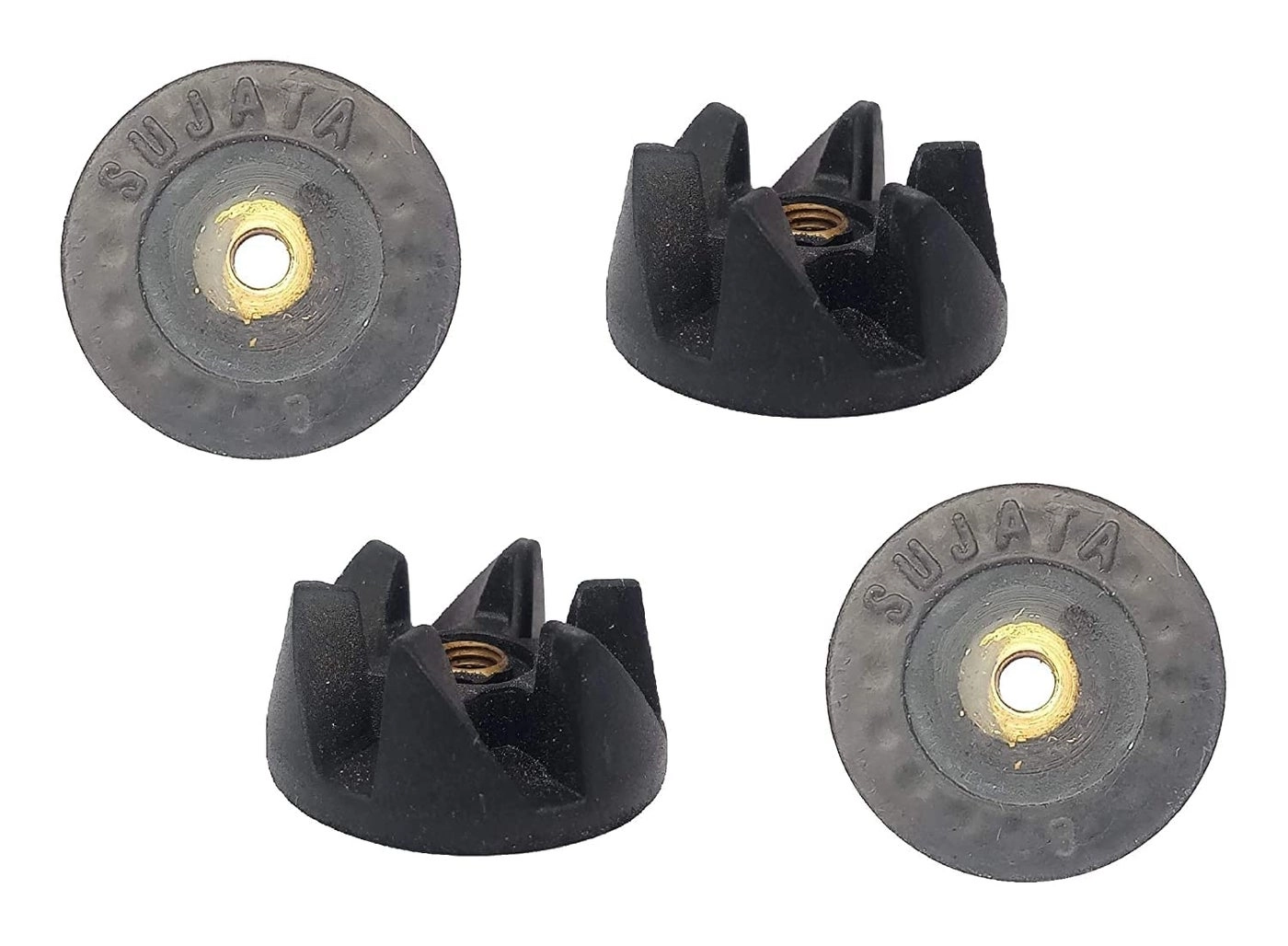 Rubber Couplers - Pack Of 4 Black