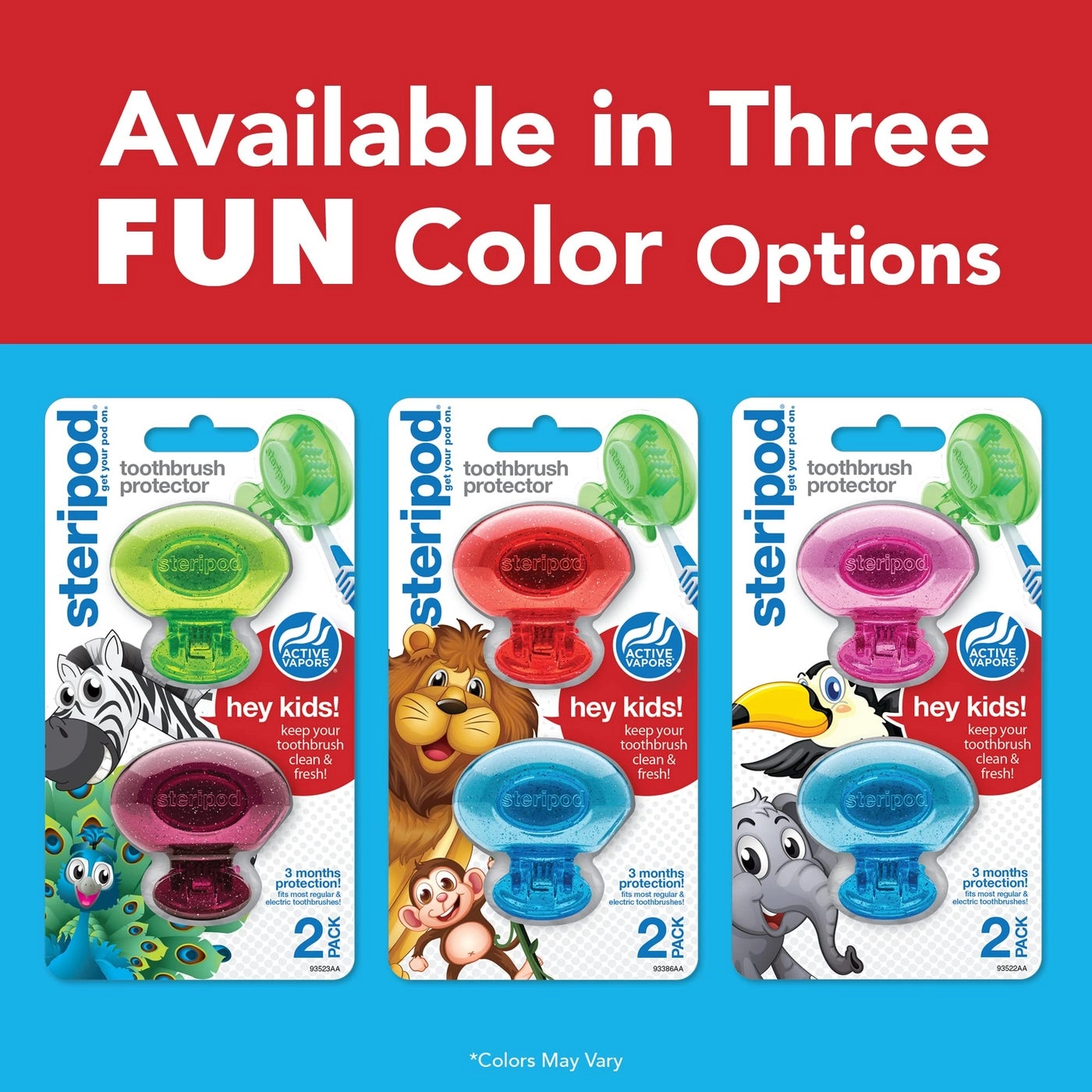 Kids' Clip-On Toothbrush Protector - 2 Count