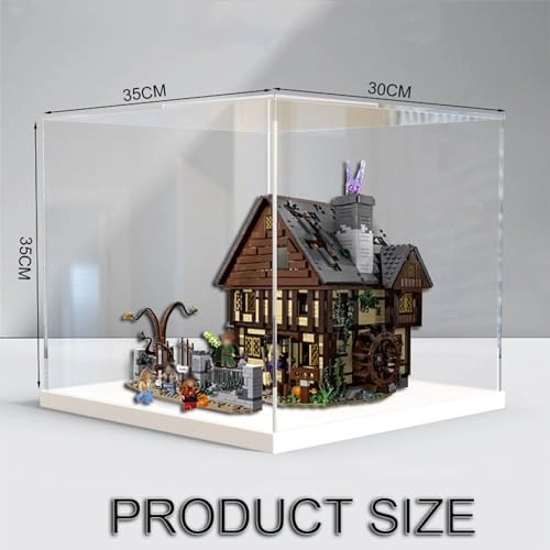 Display Box for LEGO 21341 Sandersen Sisters' Cottege Building Set - Acrylic Sandersen Sisters' Cottege