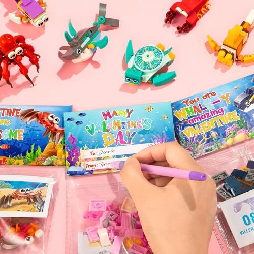 Marine Animal Building Blocks - 24pcs