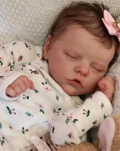 Zero Pam Reborn Baby Doll - 18 Inch Silicone Open Mouth Ages 3+