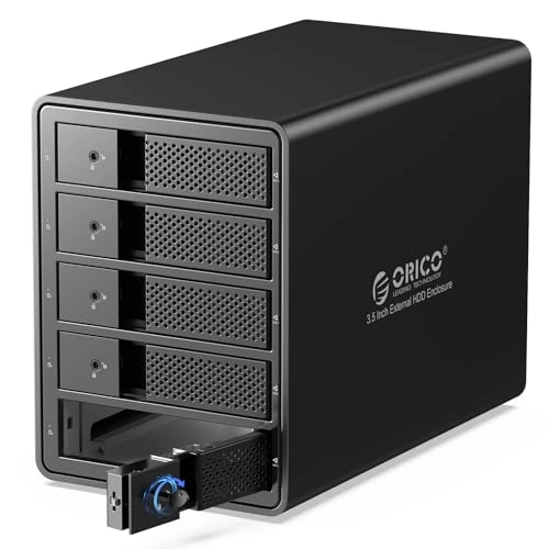 5 Bay External Hard Drive Enclosure - USB 3.0 SATA 3.5 inch