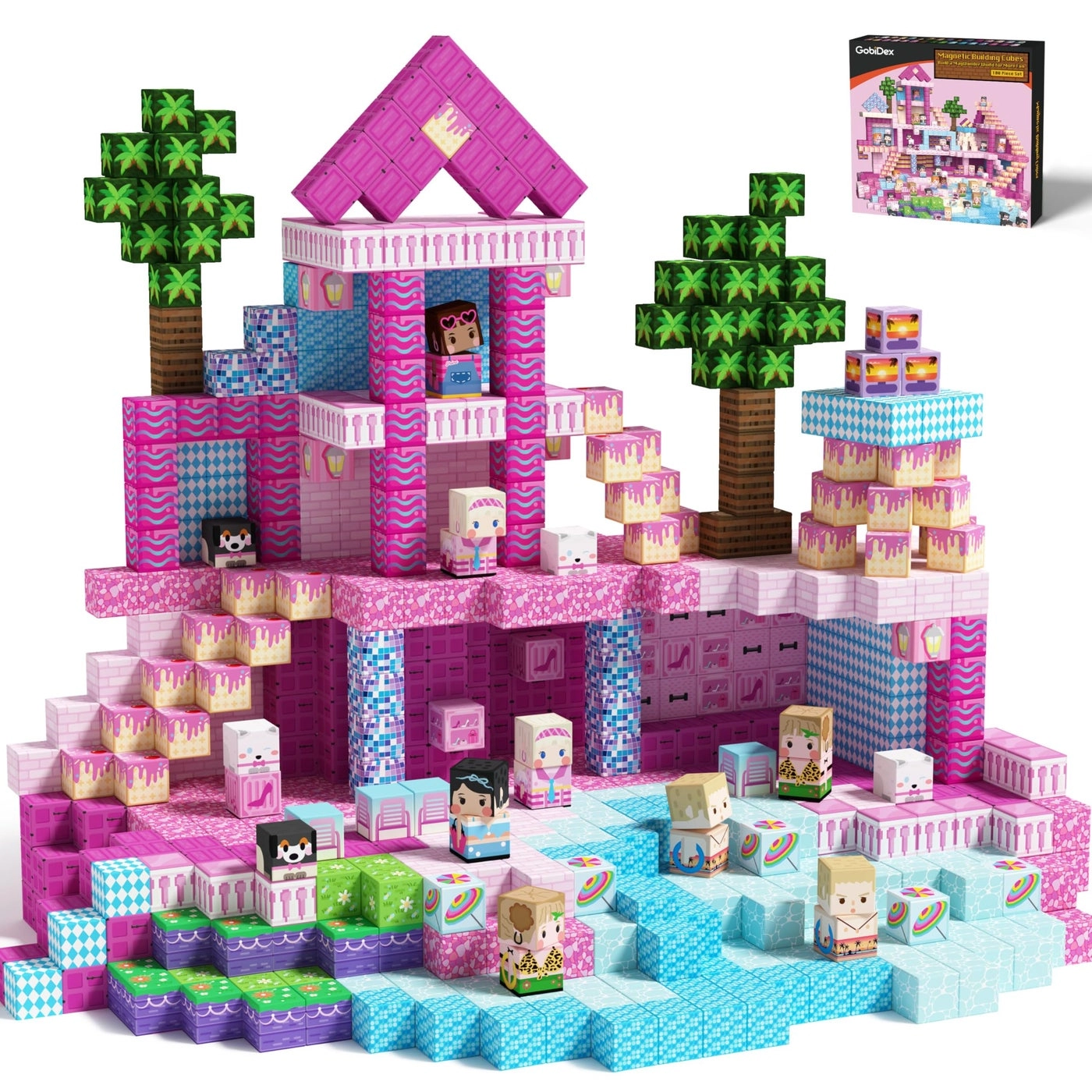 Magnetic Blocks - 100 pcs