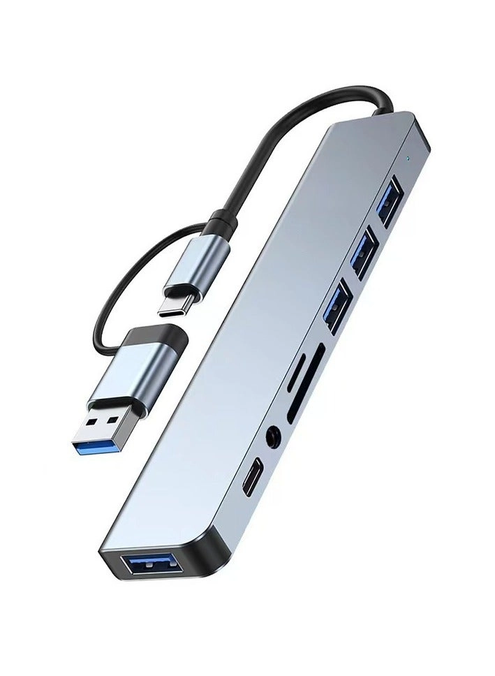 8-in-1 docking station - Type-C and USB MacBook Huawei MateBook Lenovo ThinkPad iPad Pro