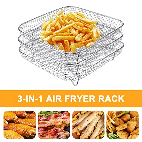 Square Air Fryer Rack - Stainless Steel 1pc