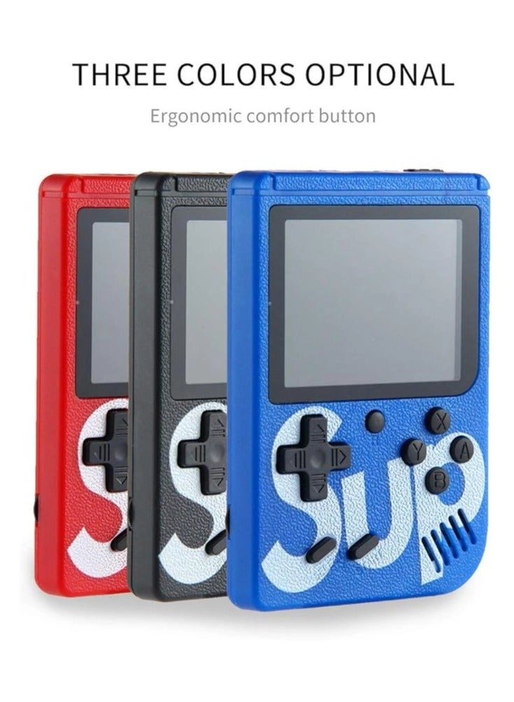 Handheld Game Console - 400 Built-in Games 3-Inch Color Screen Rechargeable Battery