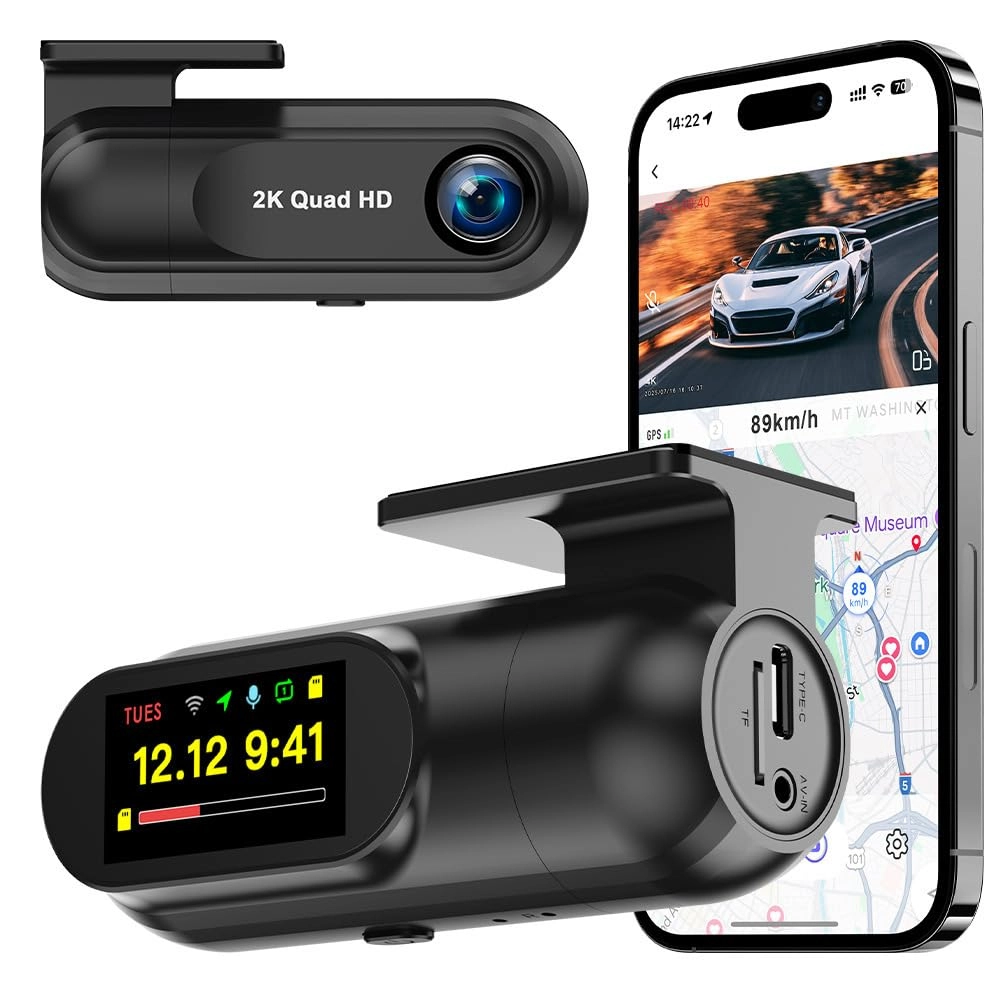 ZhenActive Dashcam - 2K QHD 1440P