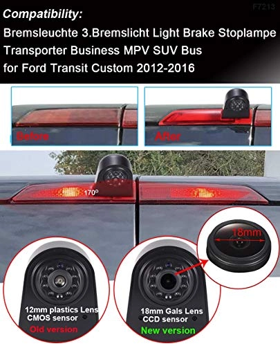 Super HD Wide Angle Parking Camera - Night vision 1280 x 720 pixels