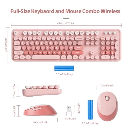 Wireless Keyboard & Mouse Set - US Wireless