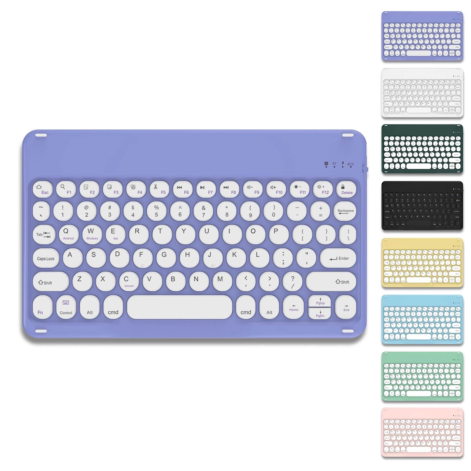 Wireless Bluetooth Rechargeable Keyboard - QWERTY Bluetooth
