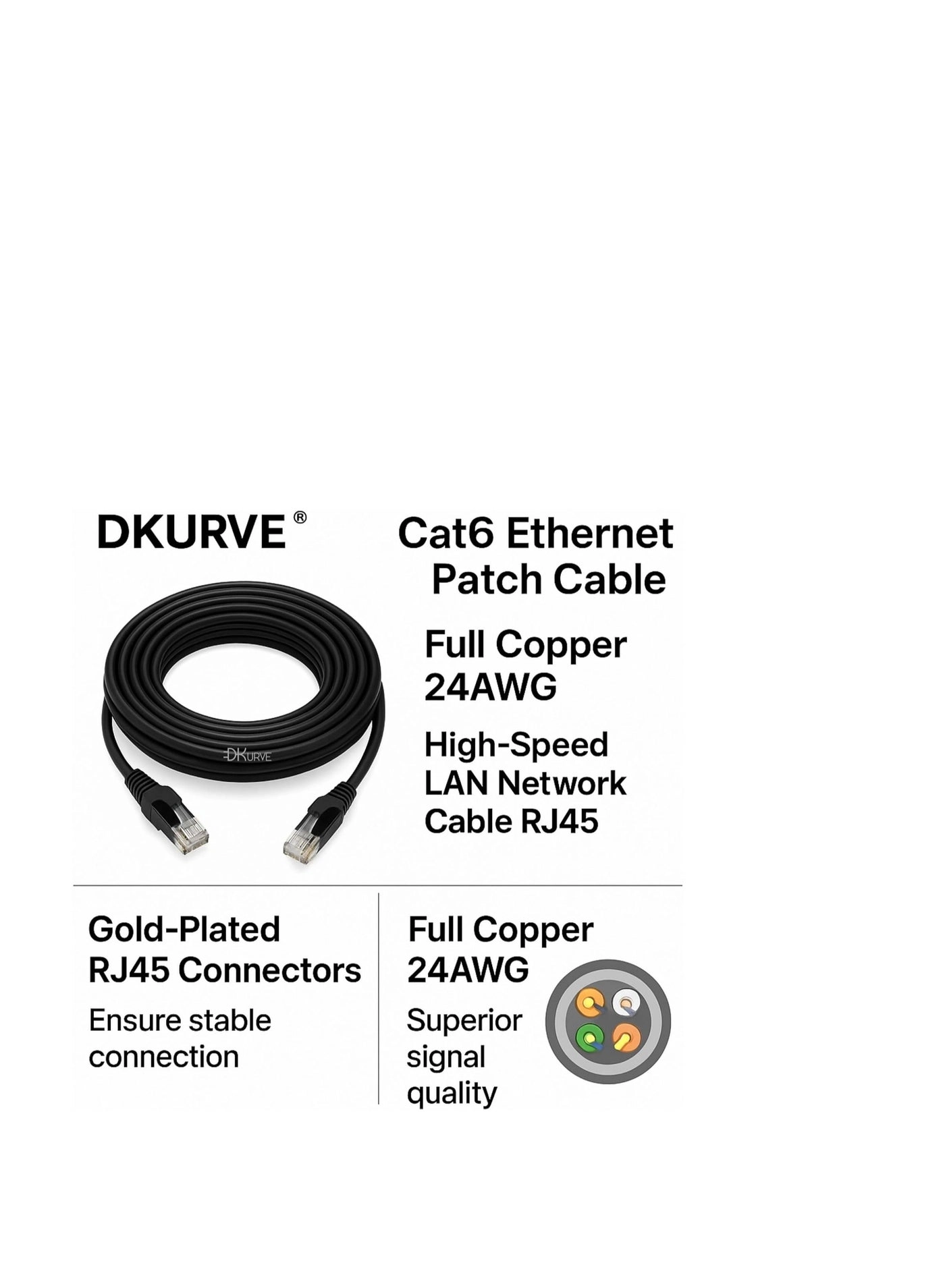 Cat6 Ethernet Patch Cable