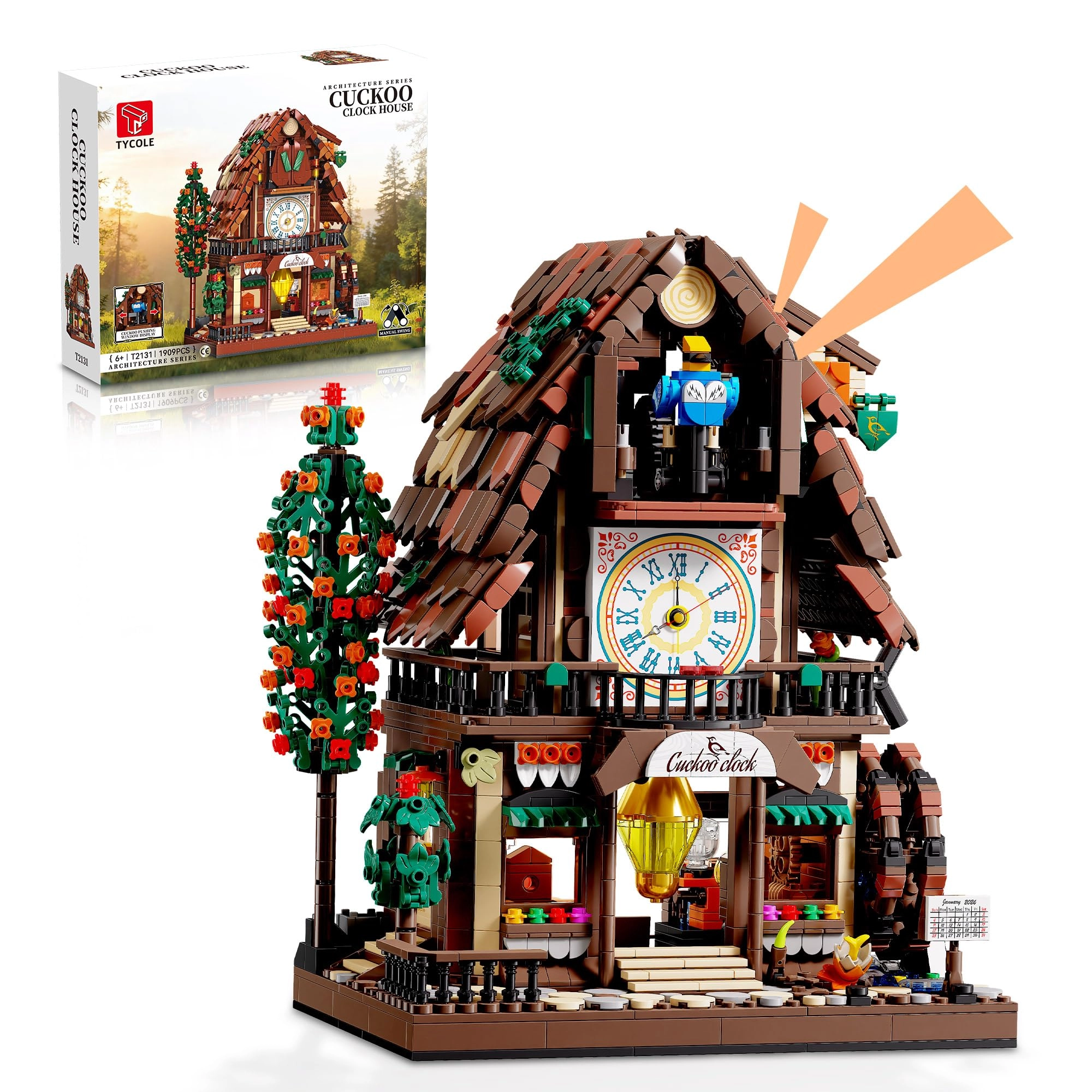 Shantou Taigaole Technology Co. , Ltd. Cuckoo Clock House (T2131) - Animal