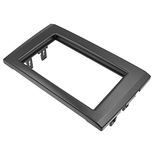 Center Console Radio Fascia - Double Din 178x102mm Silver