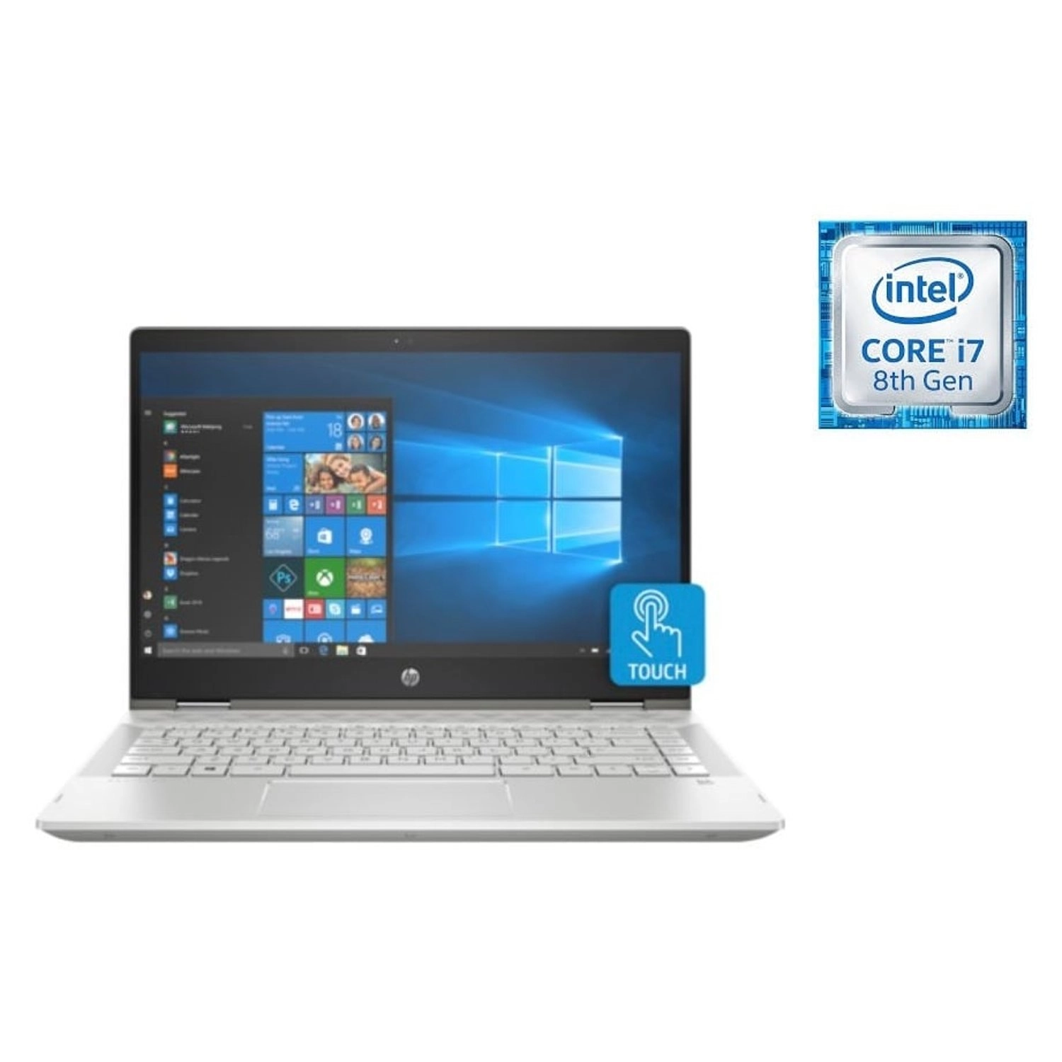 HP Pavilion x360 14-CD1007NE - 14'' Core i7 12GB DDR4 128GB SSD + 1000GB HDD