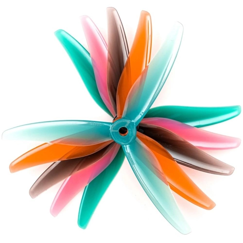 XsidY1011 51466 V2 - 50Pairs 3-Blade 5inch Pink