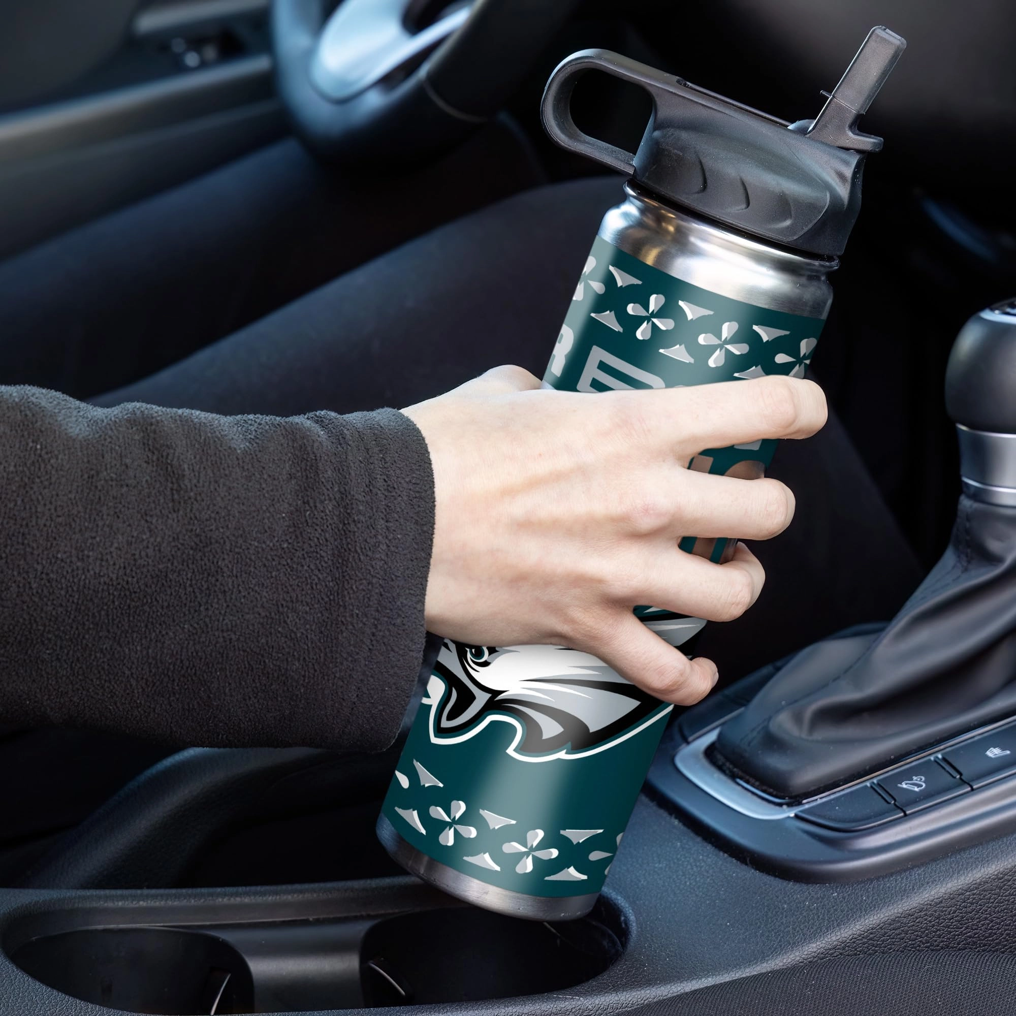 Stainless Steel NFL Football Tumbler - 650ml