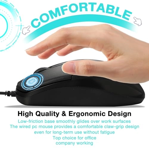 Wired USB Computer Mouse - USB