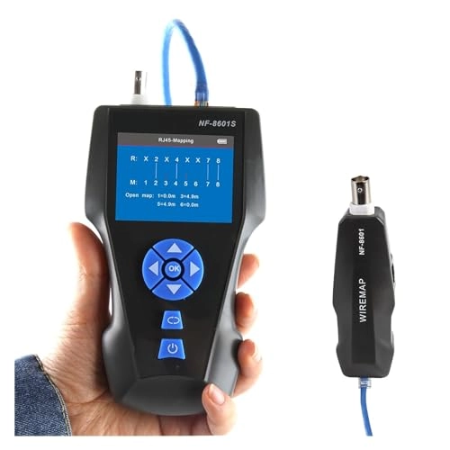 Network Cable Tester - RJ45 RJ11 BNC Length Test