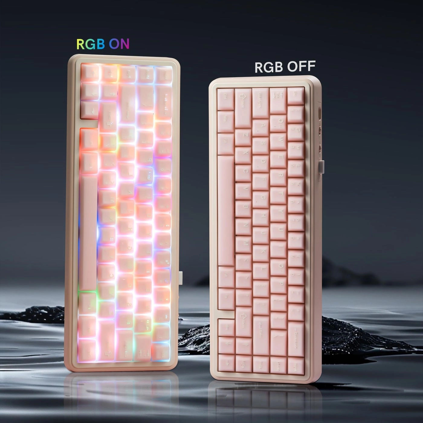 Pink Jade keycaps - 121keys