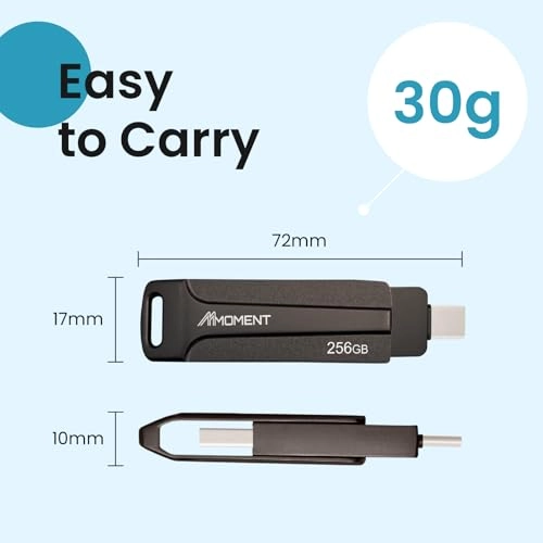 USB C Flash Drive - USB 3.2 USB Type-A & Type-C 256GB