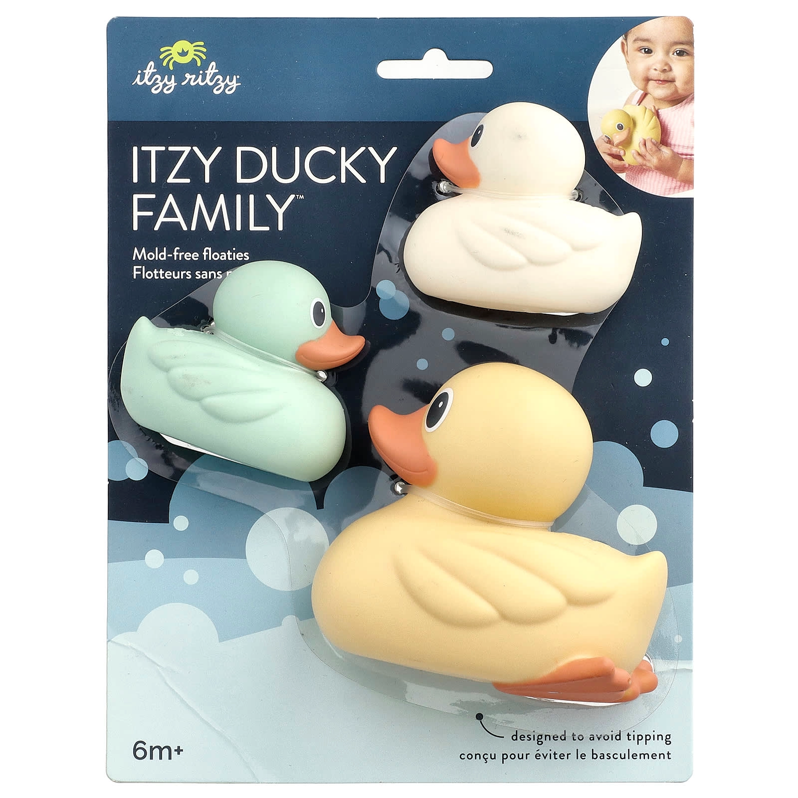 Itzy Ritzy Ducky Family - 3 Count 6+ Months