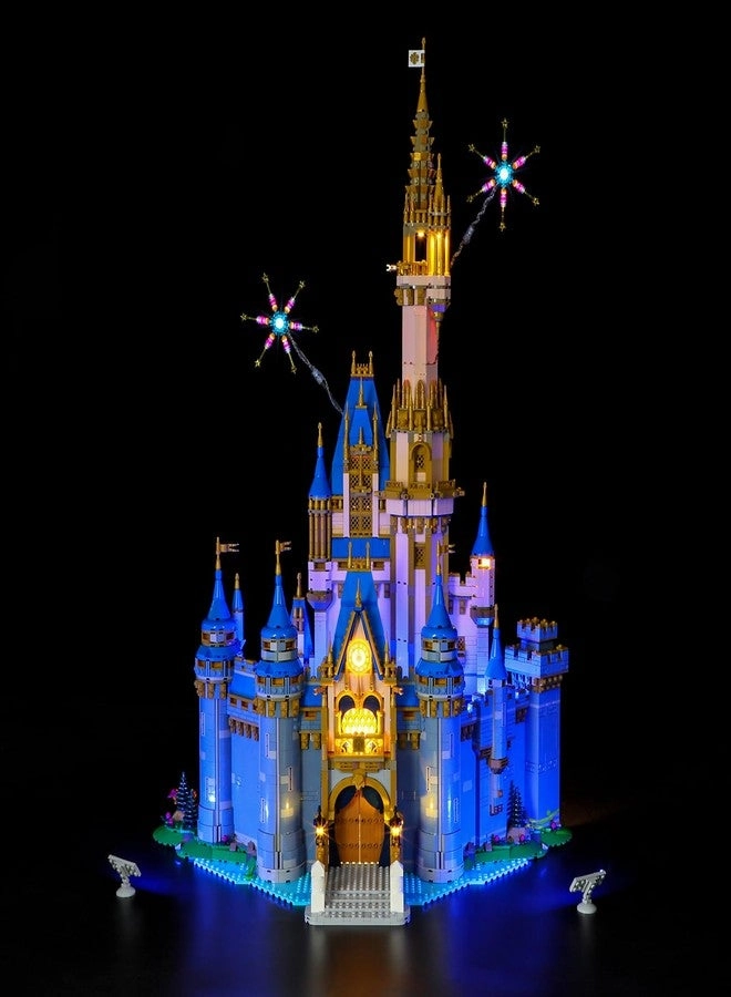 Led Lighting Kit for LEGO Disney Castle (43222) - Remote Control Version Multicolor