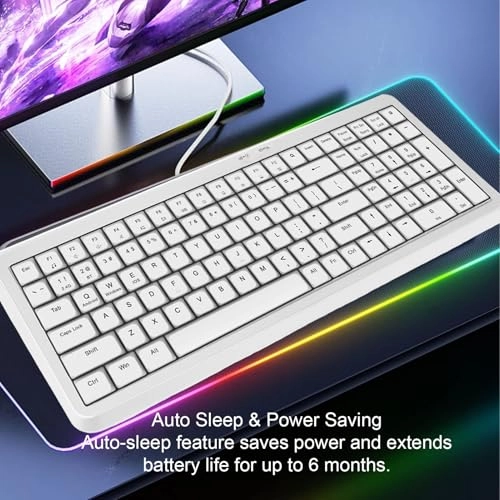 Slim Bluetooth Keyboard - US Wired/Wireless