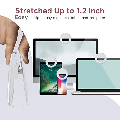 Selfie Ring Light - 3 Light Modes Rechargeable 60 LED