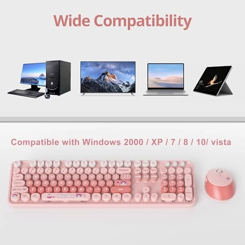 Wireless Keyboard & Mouse Set - US Wireless