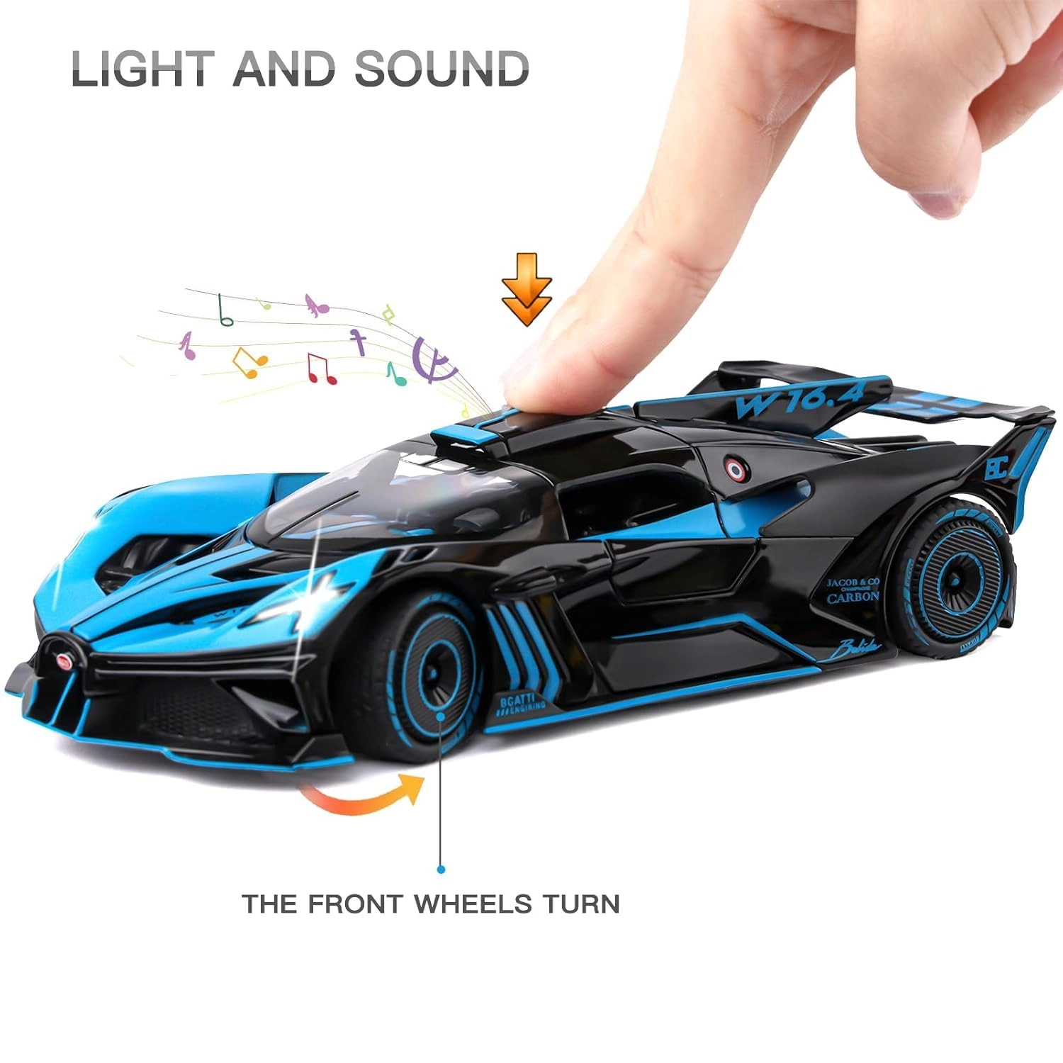 Bugatti Bolide - 1:24 Metal