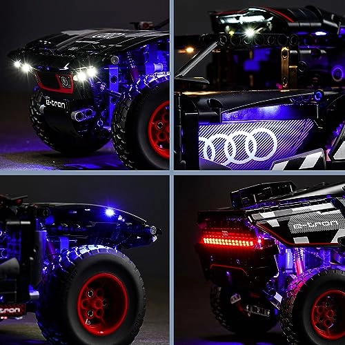 LED Light Set for LEGO 42160 Audi RS Q e-tron - Copper 5V